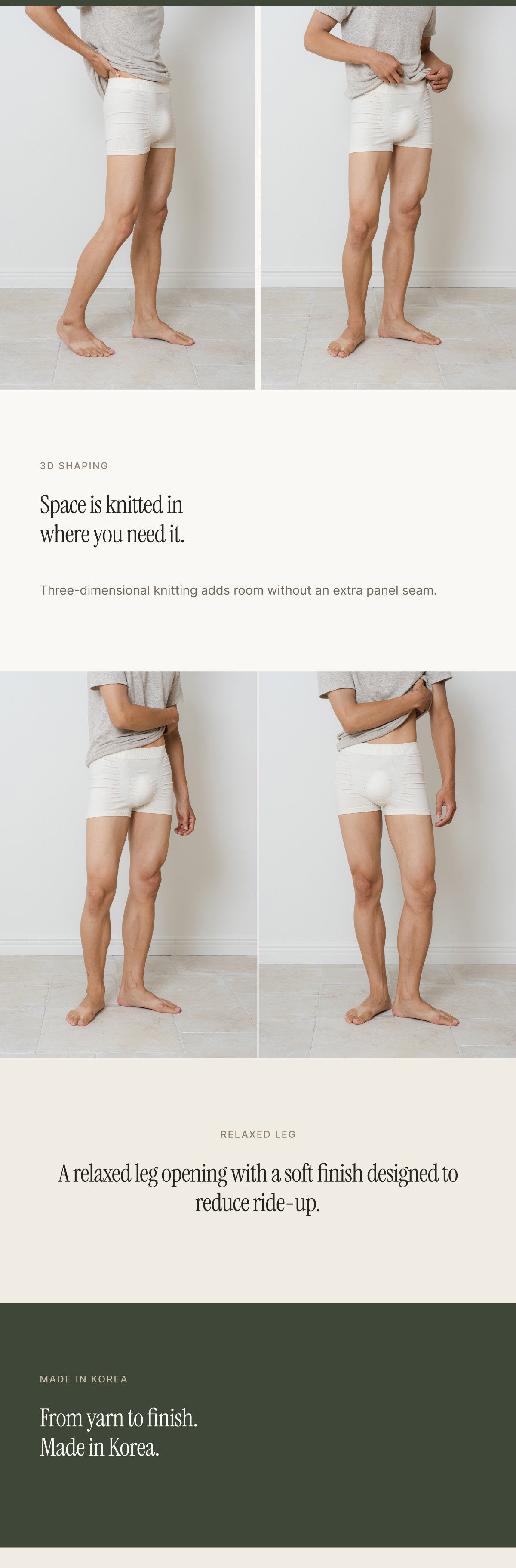 Hemp & Organic Cotton Seamless Underwear | Santoni Knit