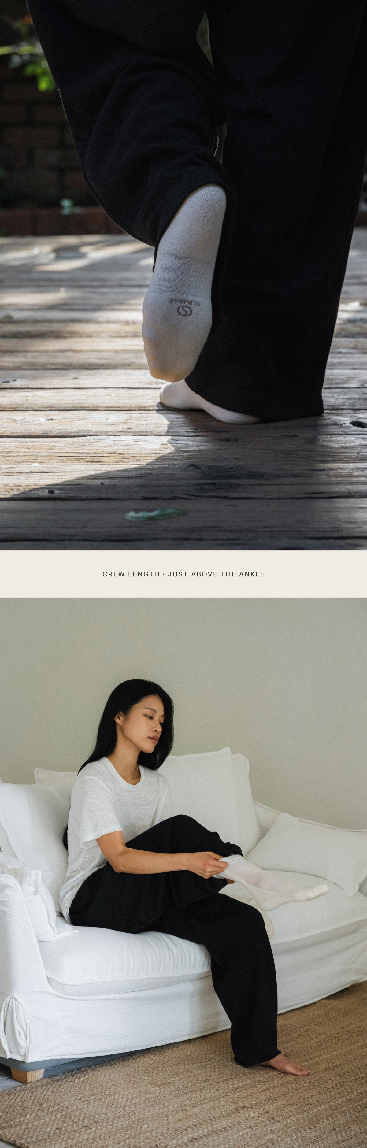 Organic Hemp & Cotton Anti-Odor Socks | Made in Korea