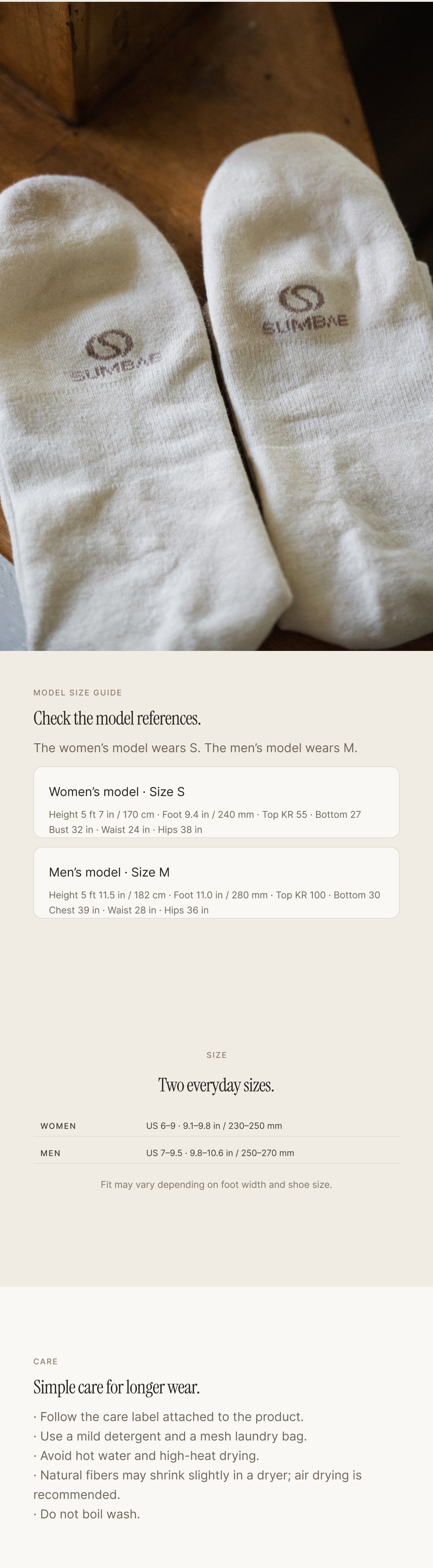 Organic Hemp & Cotton Anti-Odor Socks | Made in Korea