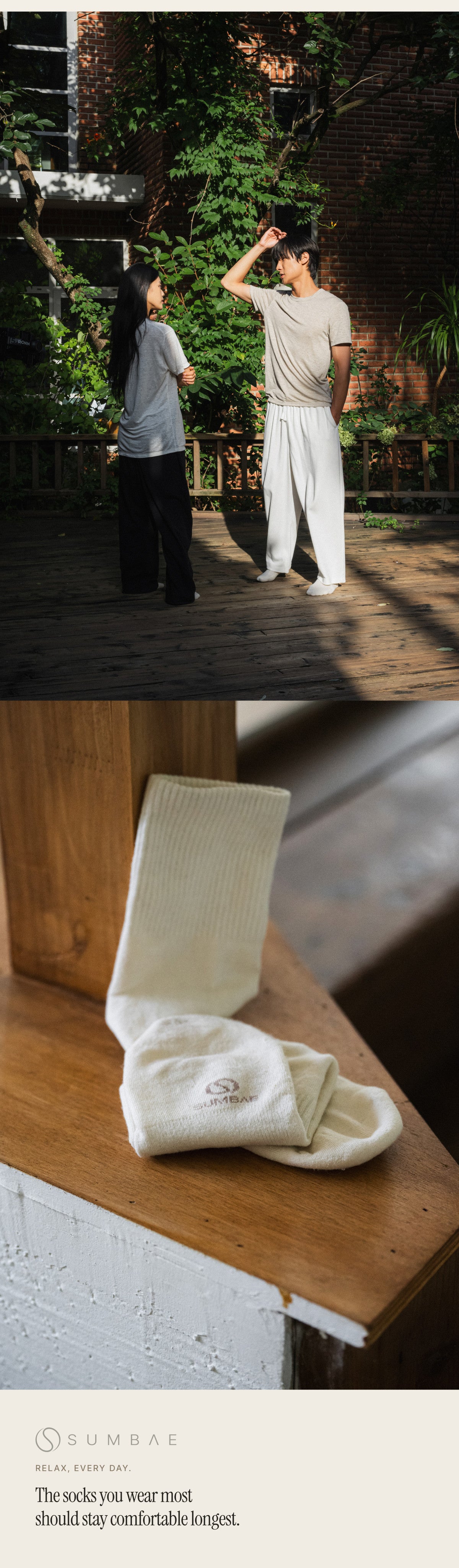 Organic Hemp & Cotton Anti-Odor Socks | Made in Korea