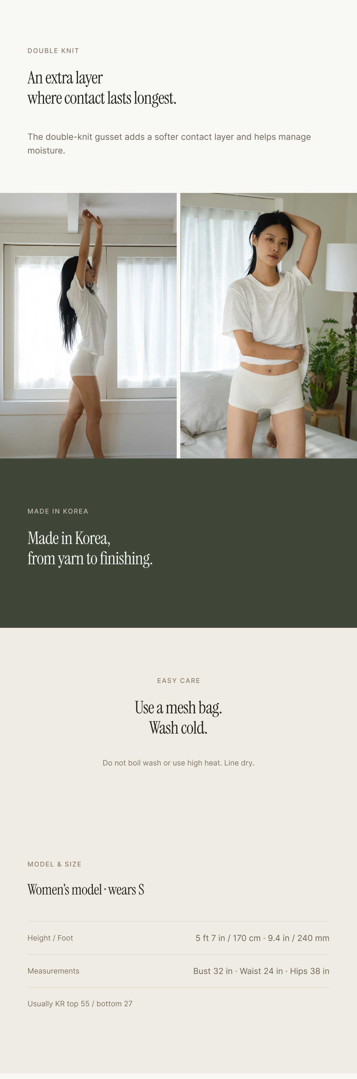Hemp & Organic Cotton Seamless Underwear | Santoni Knit